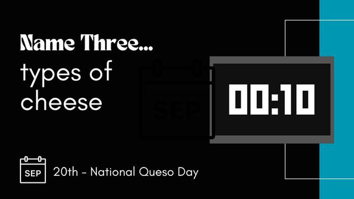 Name Three: September Holidays Edition image number null